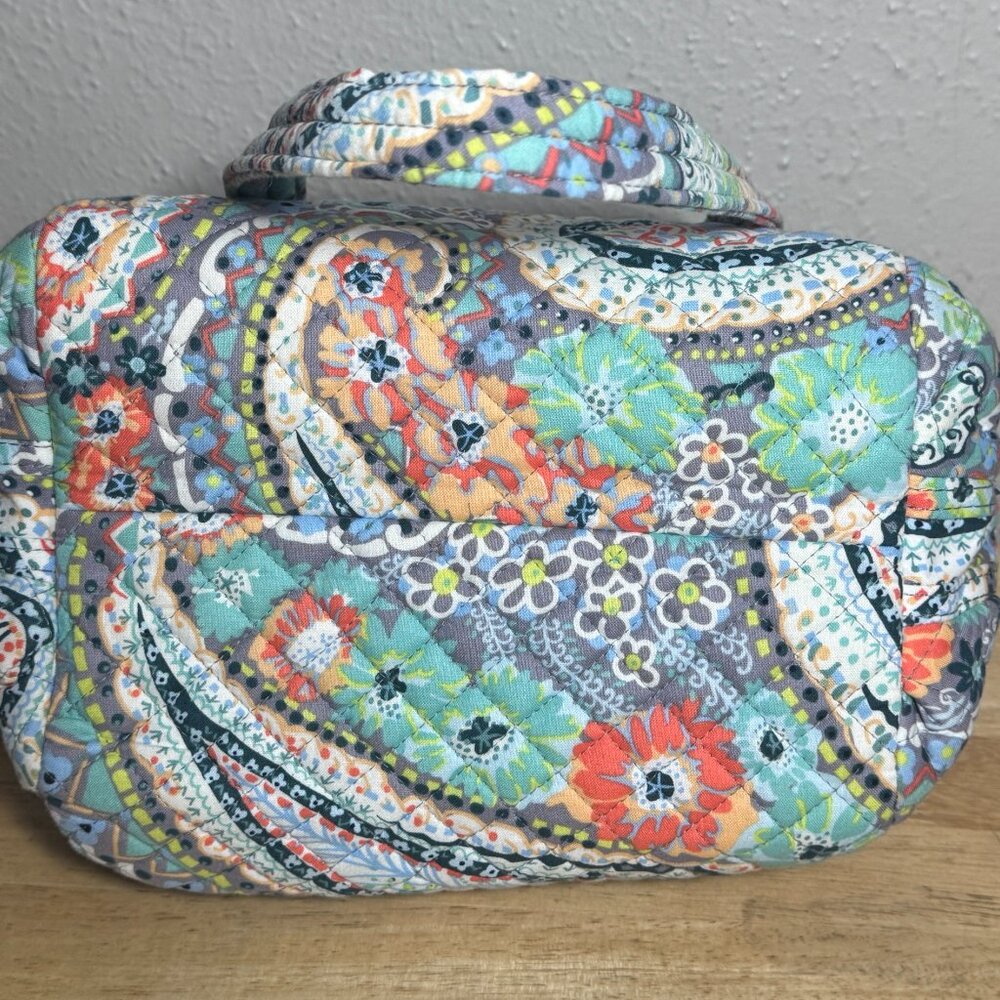 Vera Bradley Multi-Compartment Shoulder Bag in Citrus Paisley - Picture 7 of 11